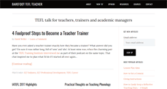 Desktop Screenshot of barefootteflteacher.com